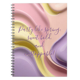 Klassisches Notizbuch in stilvoller Grafik Notizblock