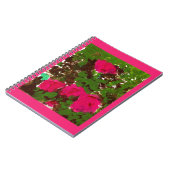 Klassisches Notizbuch 'Rosenbett' Notizblock (Linke Seite)