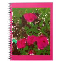 Klassisches Notizbuch 'Rosenbett'