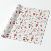 Klassisches Nussknacker-Geschenkpapier Geschenkpapier (Ungerollt)