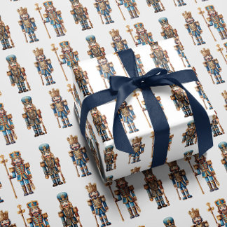 Klassisches Nussknacker-Geschenkpapier Geschenkpapier