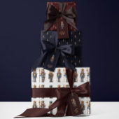 Klassisches Nussknacker-Geschenkpapier Geschenkpapier