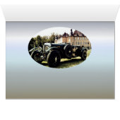 Klassisches Oldtimer-Auto (Innenansicht Horizontal (Unten))