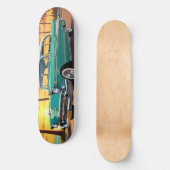 Klassisches Oldtimer-Auto 1957 Skateboard (Vorderseite)