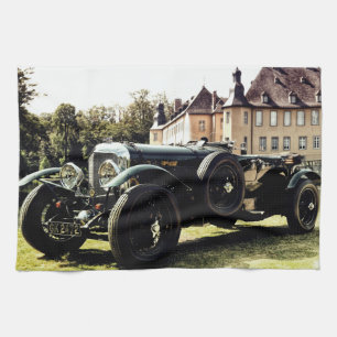 Klassisches Oldtimer-Auto Geschirrtuch