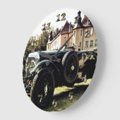 Klassisches Oldtimer-Auto Große Wanduhr (Winkel)