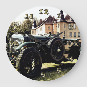 Klassisches Oldtimer-Auto Große Wanduhr