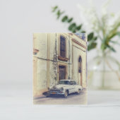 Klassisches Oldtimer-Auto Postkarte (Stehend Vorderseite)