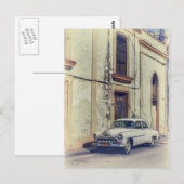 Klassisches Oldtimer-Auto Postkarte (Vorne/Hinten)