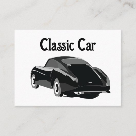 Klassisches Oldtimer-Auto Visitenkarte (Vorderseite)