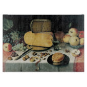 Klassisches Ölgemälde Floris Van Dyck Schneidebrett (Vorderseite)