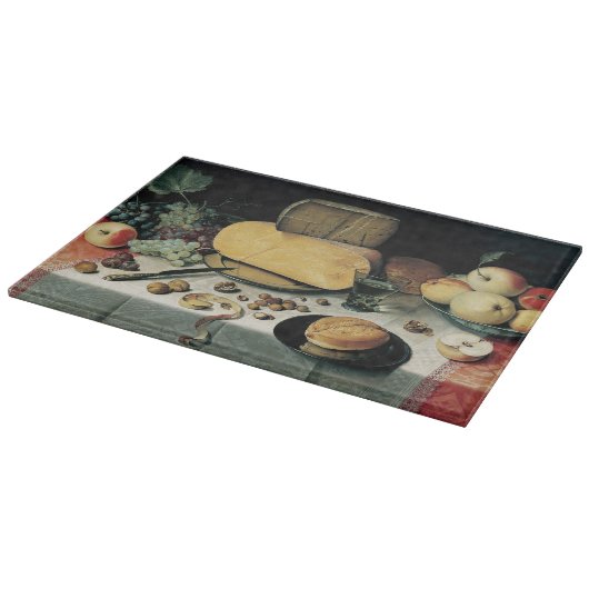 Klassisches Ölgemälde Floris Van Dyck Schneidebrett (Ecke)