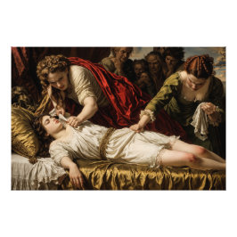 Klassisches Ölgemälde im Stil der Renaissance Die  Fotodruck