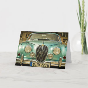 KLASSISCHES OLTAUTOMOBIL, GRUßKARTE FÜR ALLE ANLÄS FEIERTAGSKARTE
