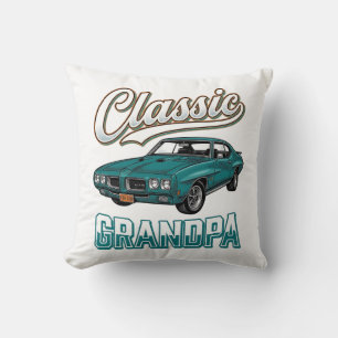 Klassisches Opa-Vintage-Auto-T-Shirt-Design_1 Kissen