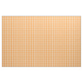 Klassisches Orange Gingham Prüfmuster Stoff (Yard (91,4 cm))