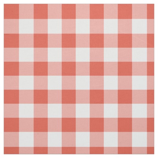 Klassisches orange und weißer Gingham-kariertes Stoff (Muster)