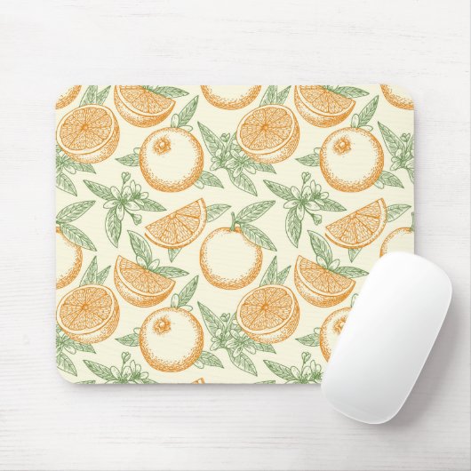 Klassisches Orangenfruchtmuster Mousepad (Mit Mouse)