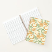 Klassisches Orangenfruchtmuster Notizblock (Innenseite)