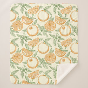 Klassisches Orangenfruchtmuster Sherpadecke