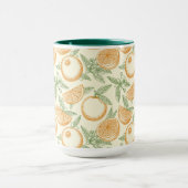 Klassisches Orangenfruchtmuster Tasse (Zentrum)