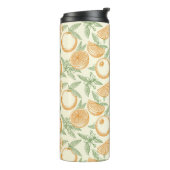 Klassisches Orangenfruchtmuster Thermosbecher (Nach links gedreht)