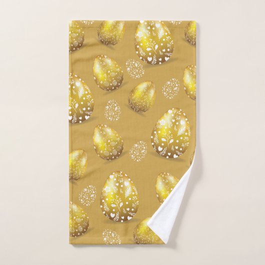 Klassisches Ostereier-Design Badhandtuch Set (Handtuch)