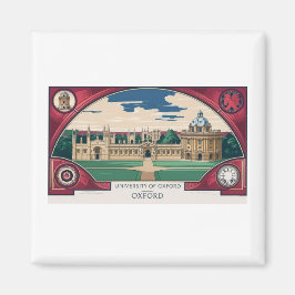 Klassisches Oxford Skyline Magnet