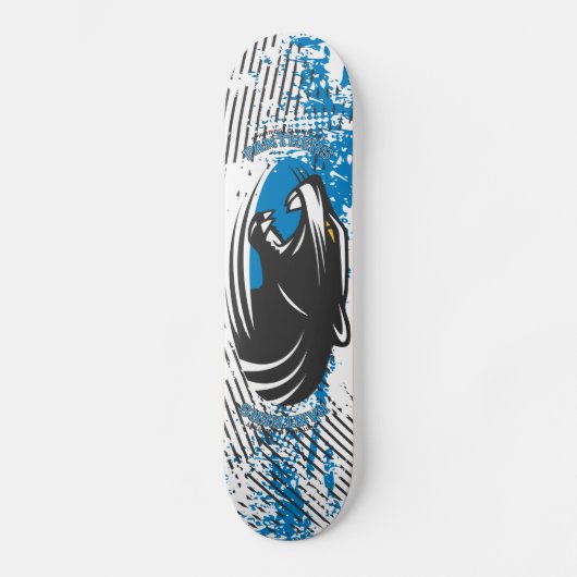 Klassisches Panther-Skateboard Skateboard (Vorderseite)