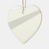 Klassisches Papierflugzeug Keramik Ornament (Links)