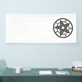 Klassisches Pentagramm Banner (Messe)