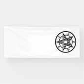 Klassisches Pentagramm Banner (Horizontal)