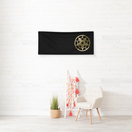 Klassisches Pentagramm Banner (Insitu)