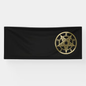 Klassisches Pentagramm Banner (Horizontal)