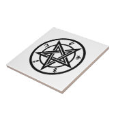 Klassisches Pentagramm Fliese (Seite)