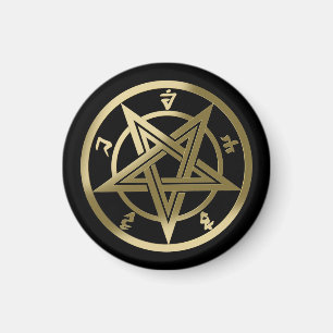 Klassisches Pentagramm Magnet