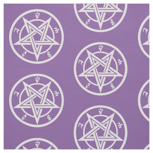 Klassisches Pentagramm Stoff (Muster)