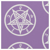 Klassisches Pentagramm Stoff (Nahaufnahme)