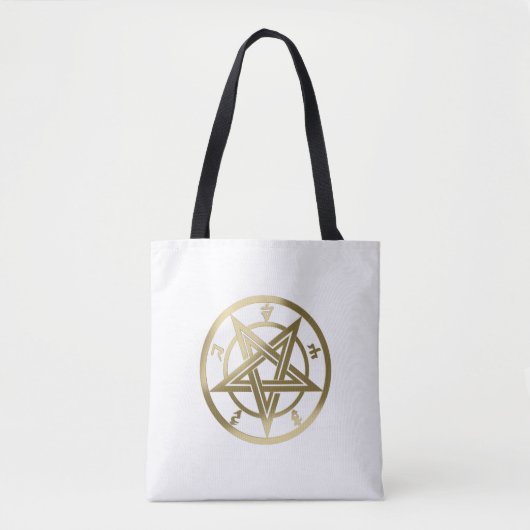Klassisches Pentagramm Tasche (Vorderseite)