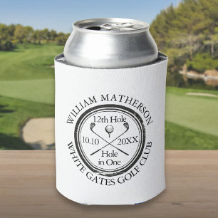 Klassisches personalisiertes Golf-Loch-in-Eins Dosenkühler