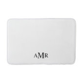 Klassisches Personalisiertes Monogramm Badematte (Vorderseite)