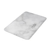 Klassisches Personalisiertes Monogramm Badematte (Schrägansicht)