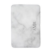 Klassisches Personalisiertes Monogramm Badematte (Vorderseite Vertikal)