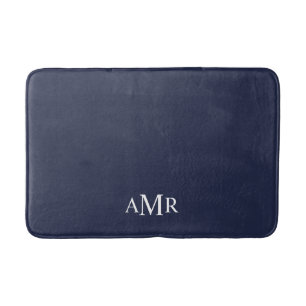 Klassisches Personalisiertes Monogramm Badematte