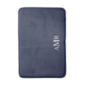 Klassisches Personalisiertes Monogramm Badematte (Vorderseite Vertikal)