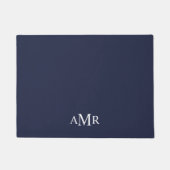 Klassisches Personalisiertes Monogramm Fußmatte (Vorderseite)