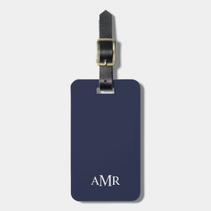 Klassisches Personalisiertes Monogramm Gepäckanhänger