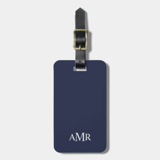 Klassisches Personalisiertes Monogramm Gepäckanhänger