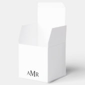 Klassisches Personalisiertes Monogramm Geschenkschachtel (Geöffnet)