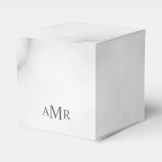 Klassisches Personalisiertes Monogramm Geschenkschachtel (Vorderseite)